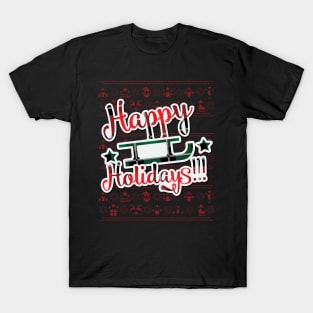 Happy Holidays Sleigh T-Shirt